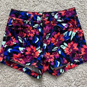 Bright floral shorts